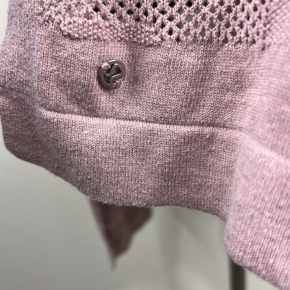 LULULEMON Find Your Light Wrap in Heathered Vintage Mauve O/S - Picture 9 of 11